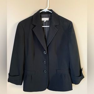 Talbots black blazer.